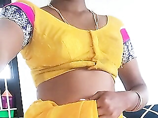 Swetha Tamil Become Man Saree Undress